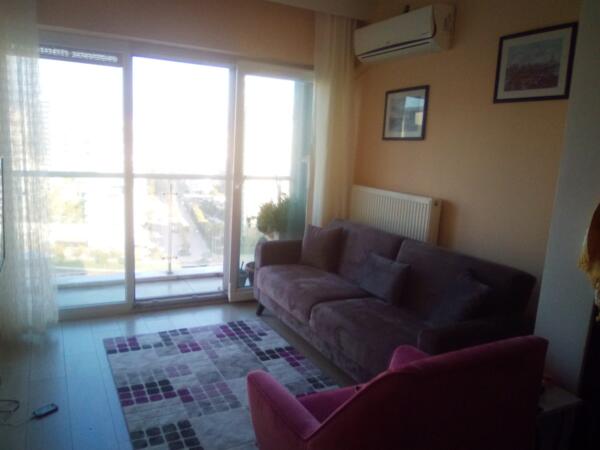 rent flat in izmir optimus site 1+1 with futniture